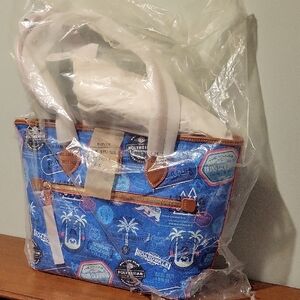 Dooney & Bourke Disney Blue Travel Patch Tote Bag